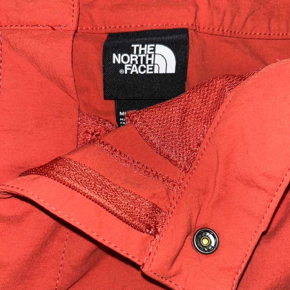 North Face pink-red shorts, size 30, men